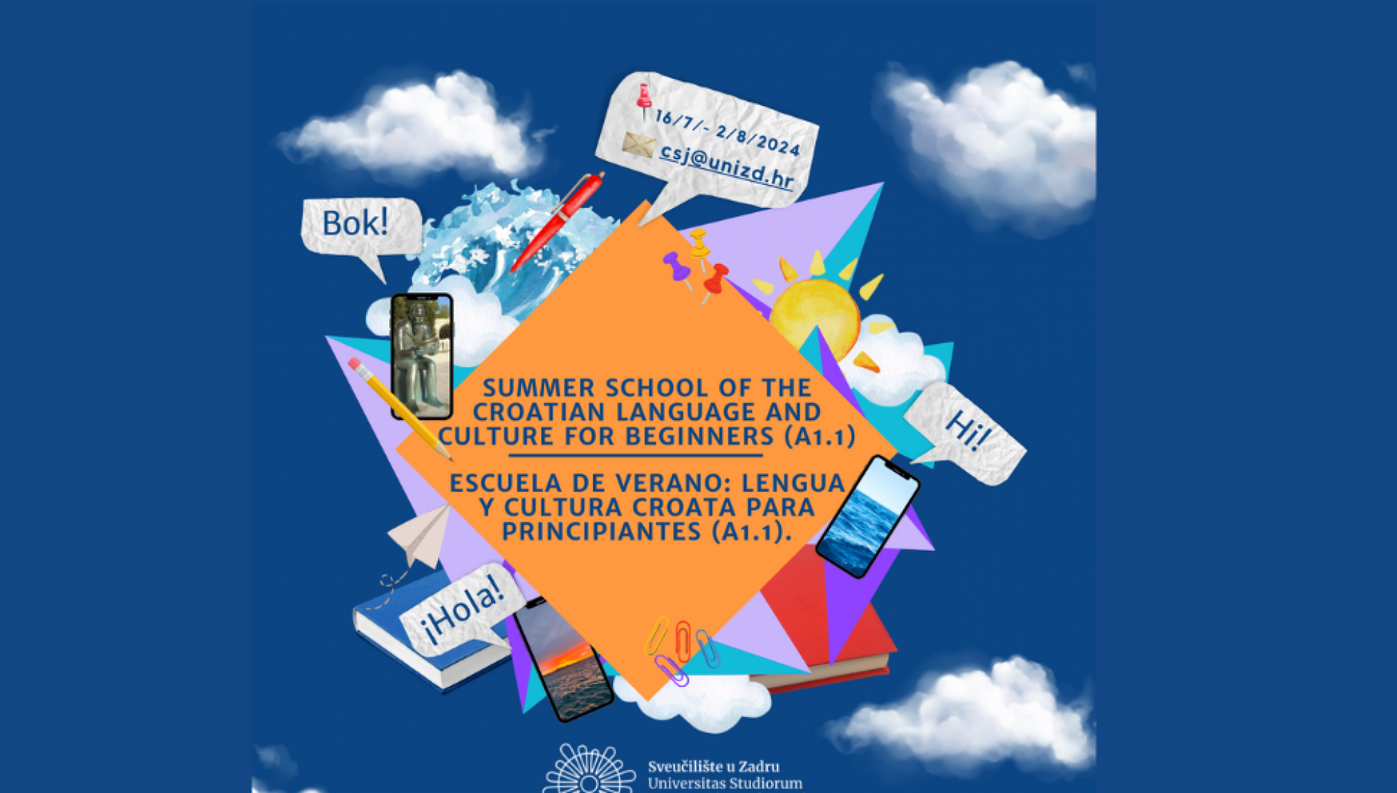 SUMMER SCHOOL OF THE CROATIAN LANGUAGE AND CULTURE FOR BEGINNERS (A1.1)